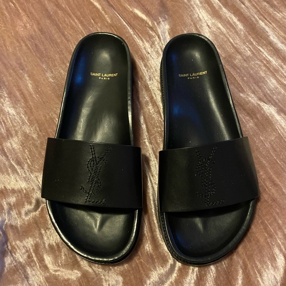 ysl flip flops womens